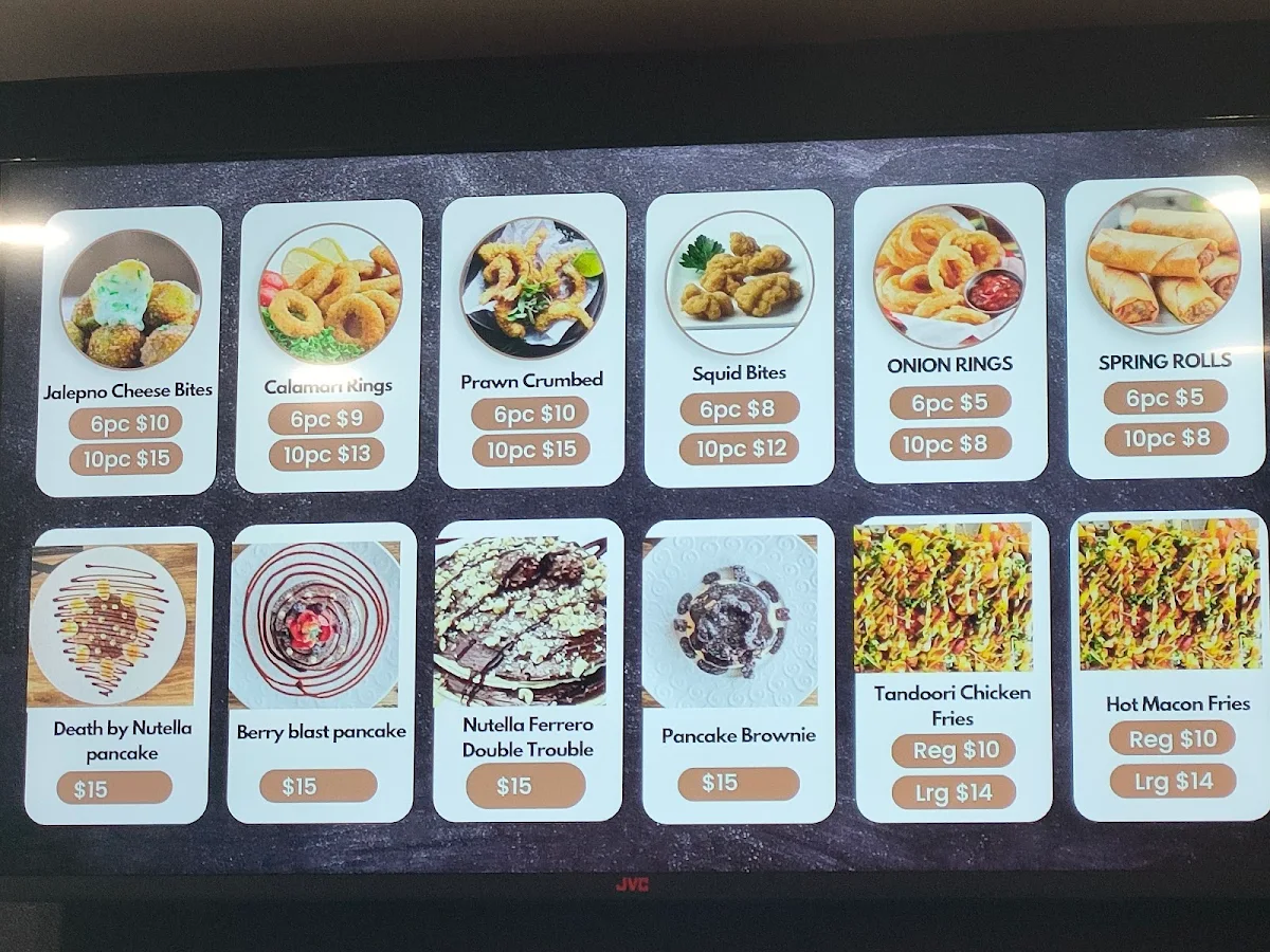 Menu, Kebab Royale Oxley