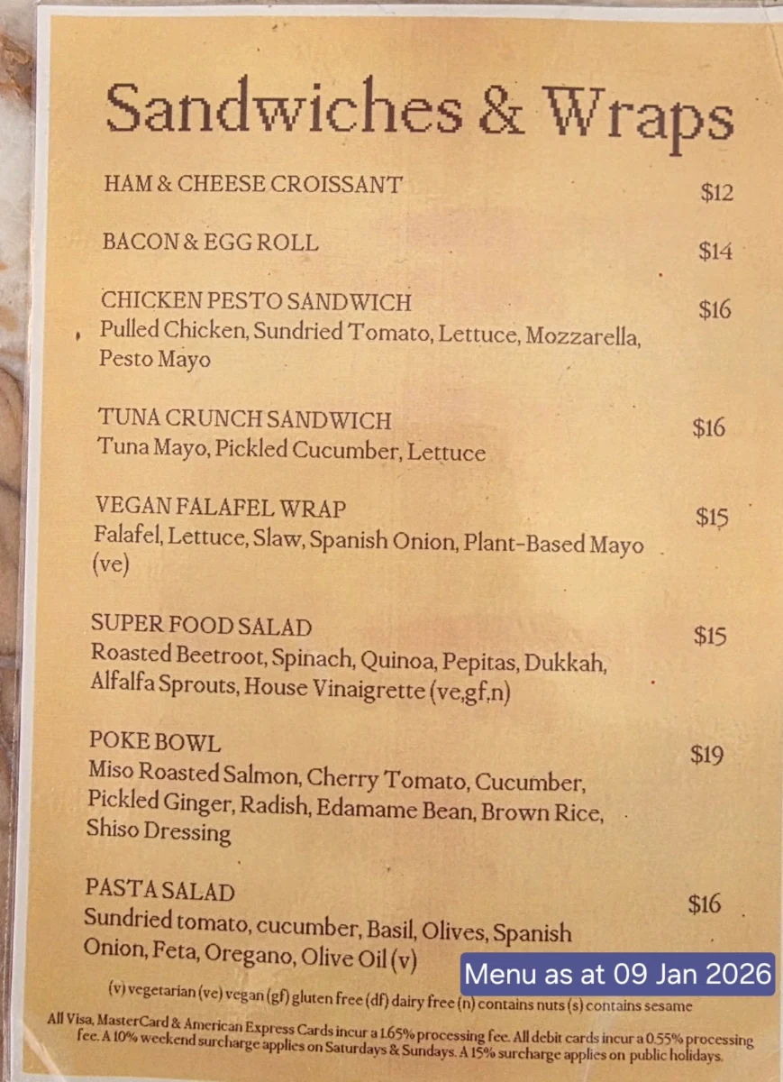 Menu, The Nielsen