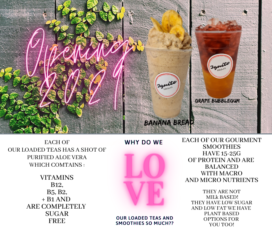 Menu, The Ignite Nutrition