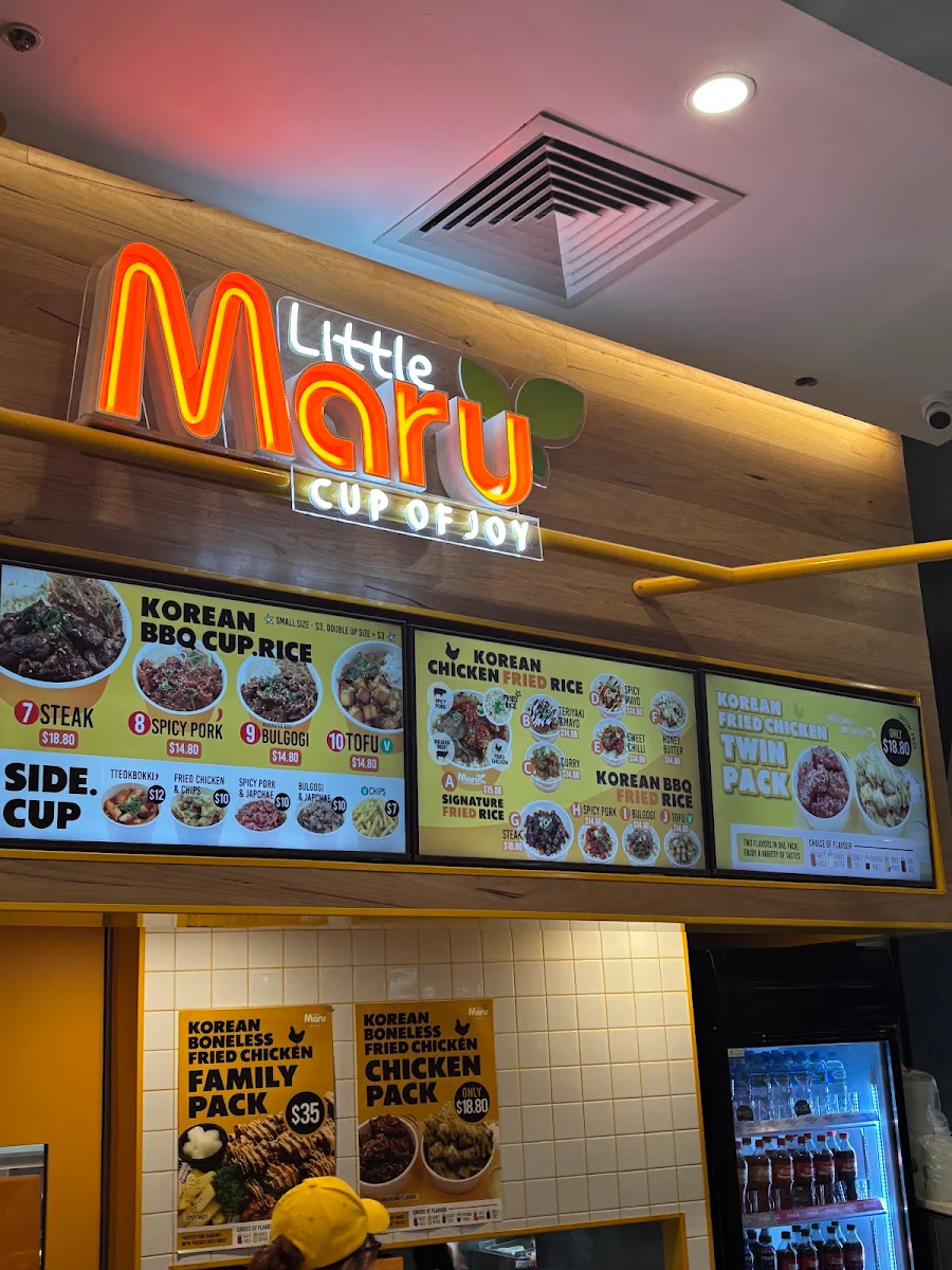 Menu, Little Maru Chermside