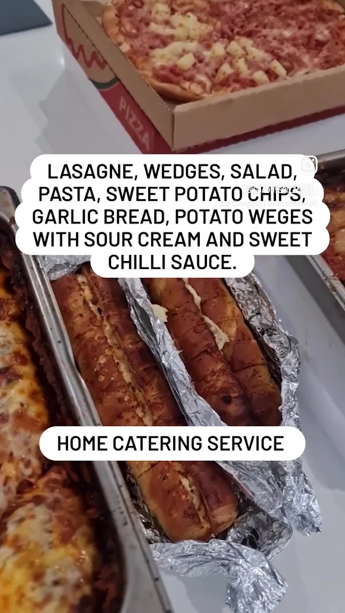 Menu, Big Daddy's Pizza and Grill