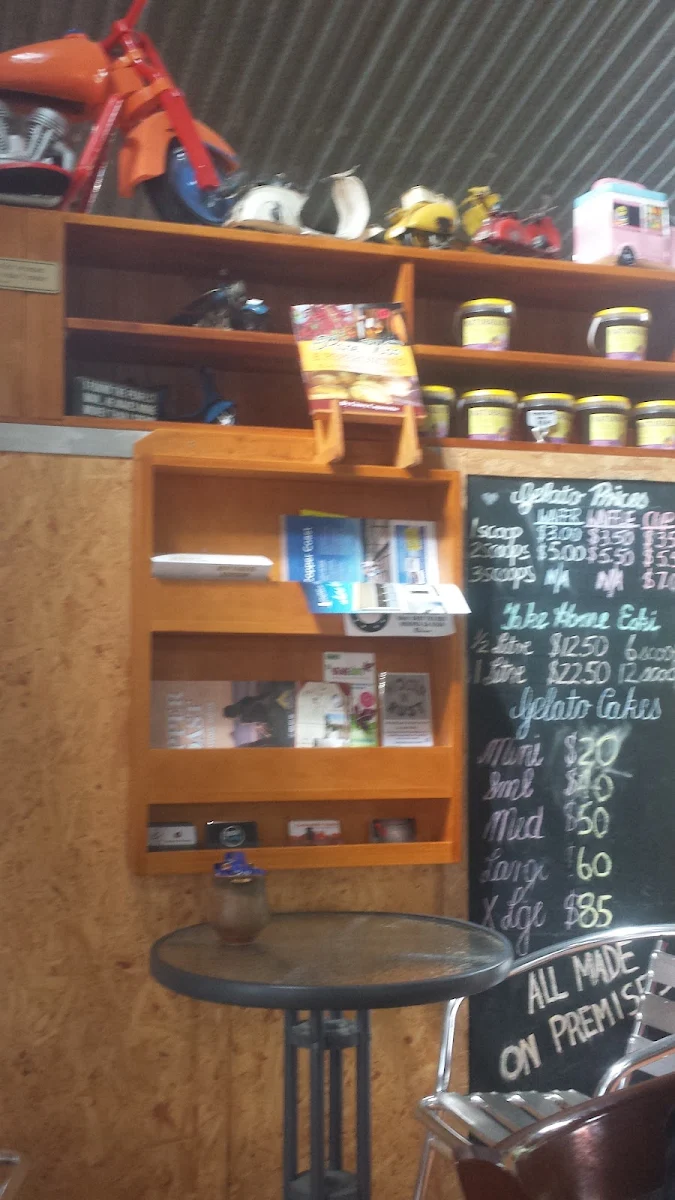 Menu, The Coffee Barn Gelateria Moonta