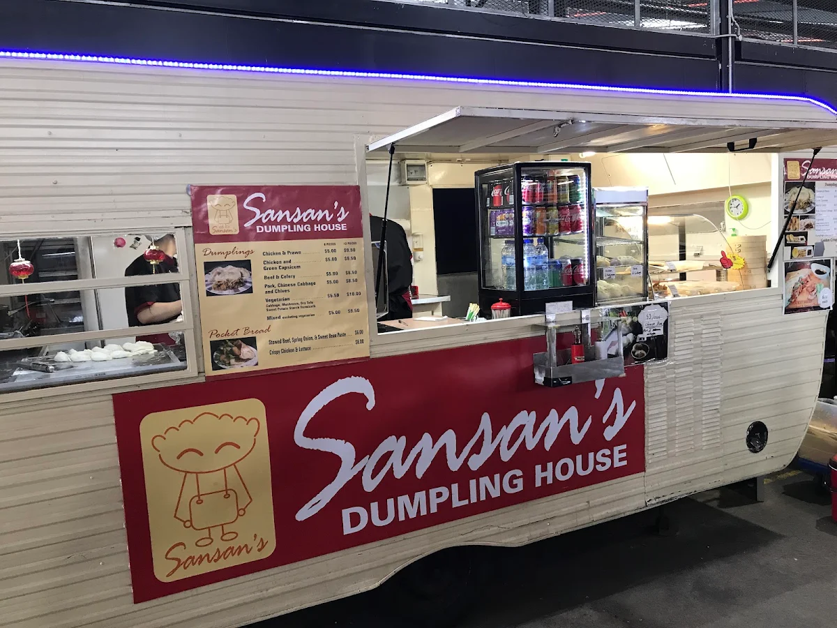 Menu, San San's Dumpling House