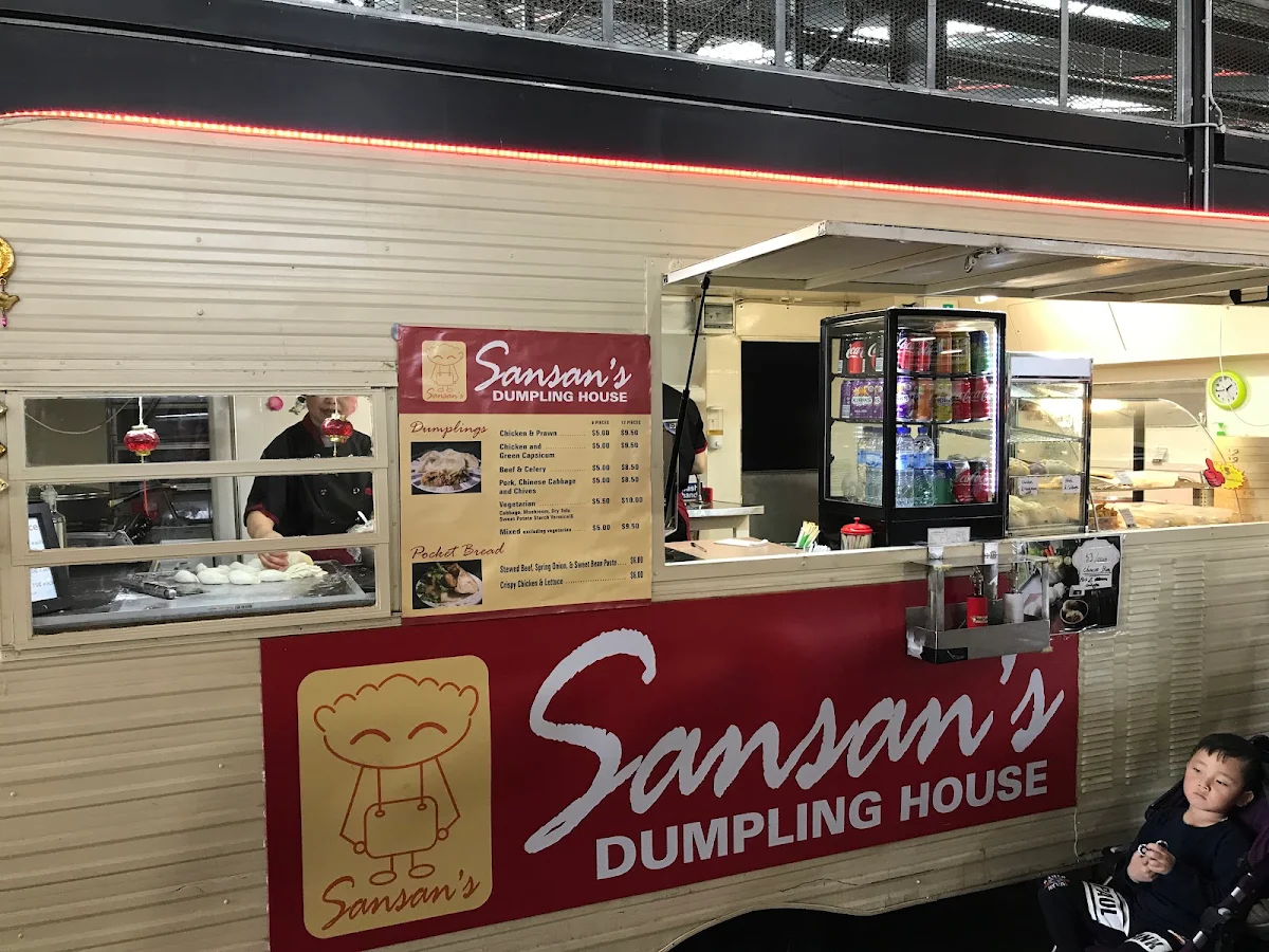 Menu, San San's Dumpling House