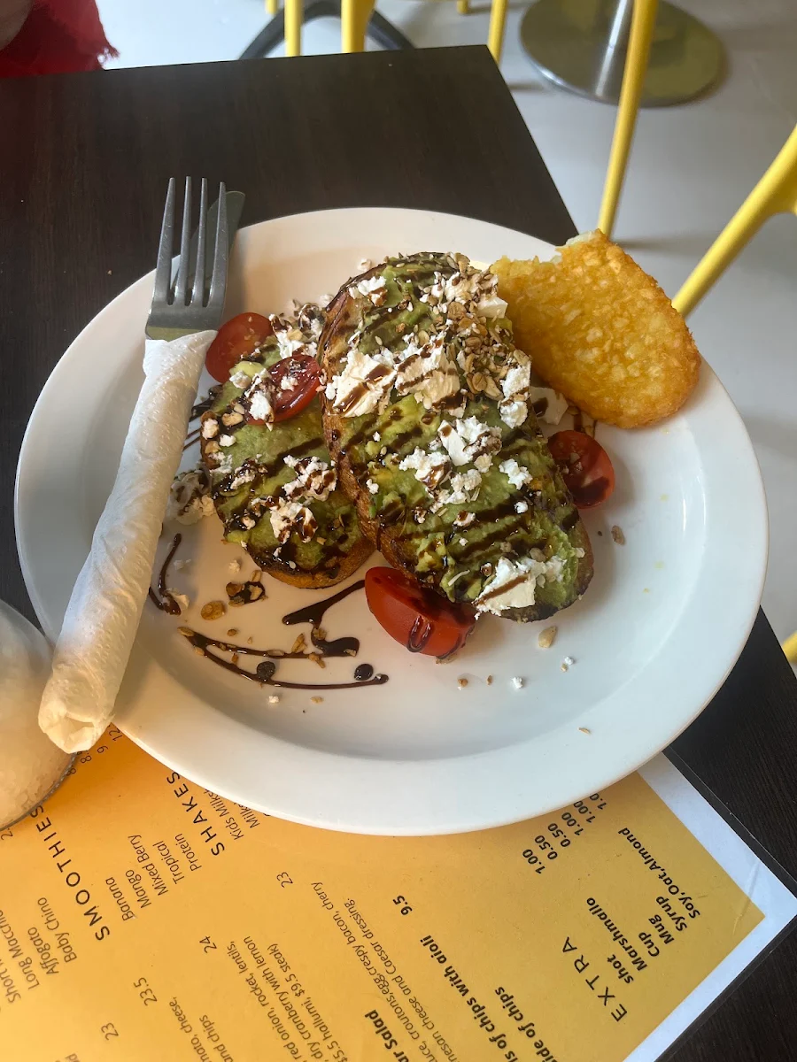 Menu, nuga cafe