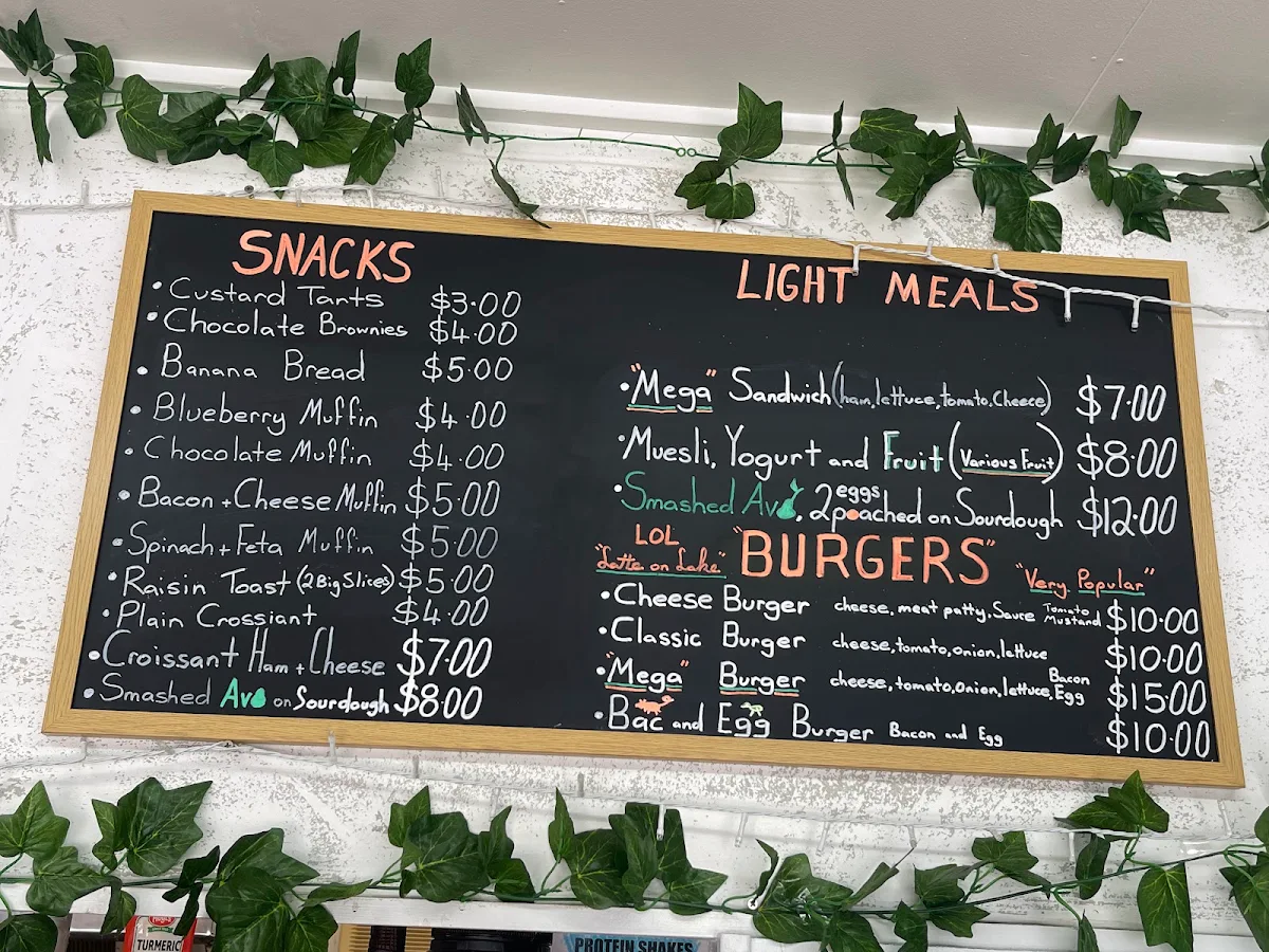 Menu, R T i C "Regional Tourist info & Coffee"