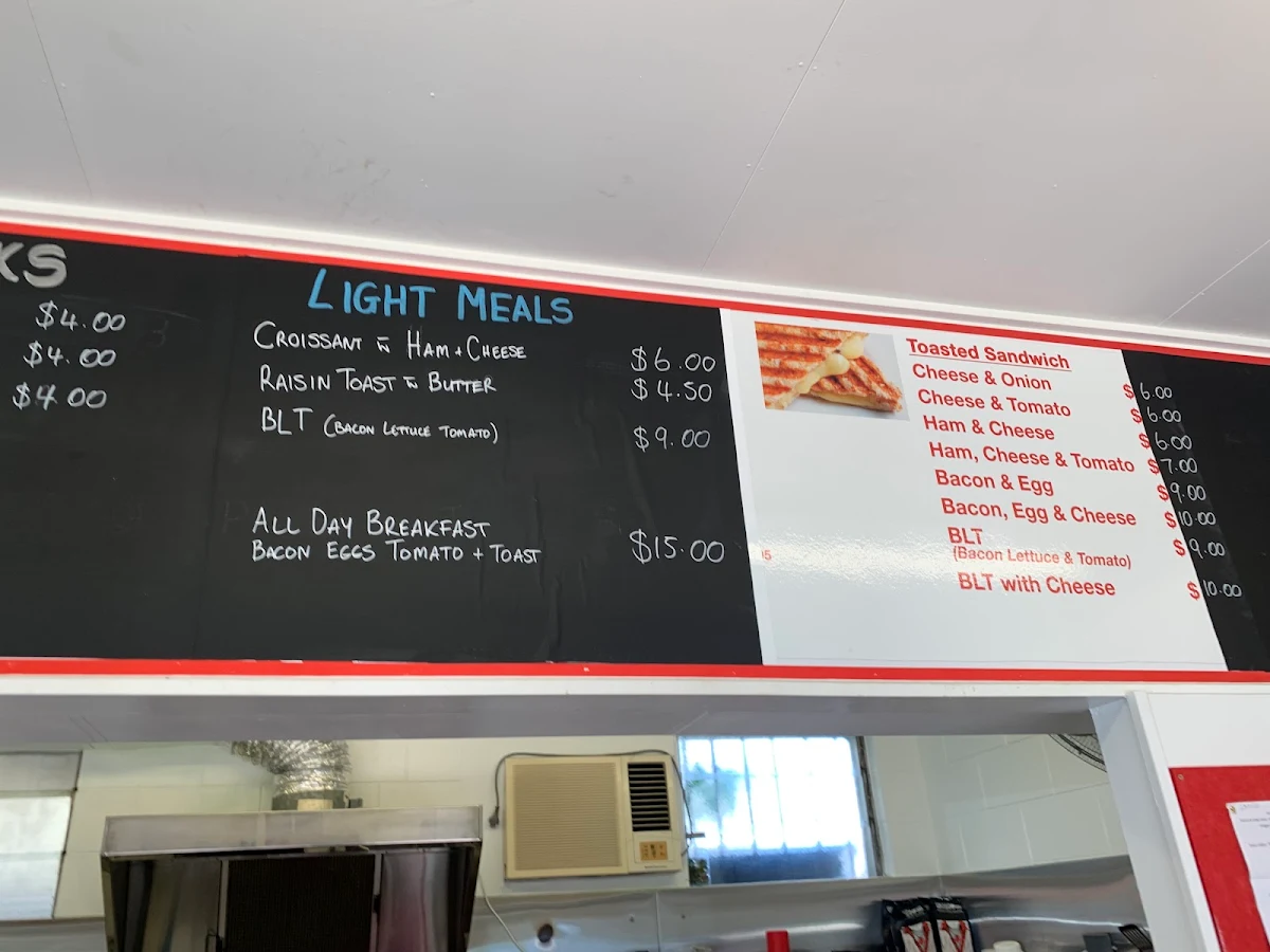 Menu, R T i C "Regional Tourist info & Coffee"