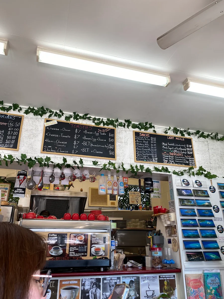 Menu, R T i C "Regional Tourist info & Coffee"