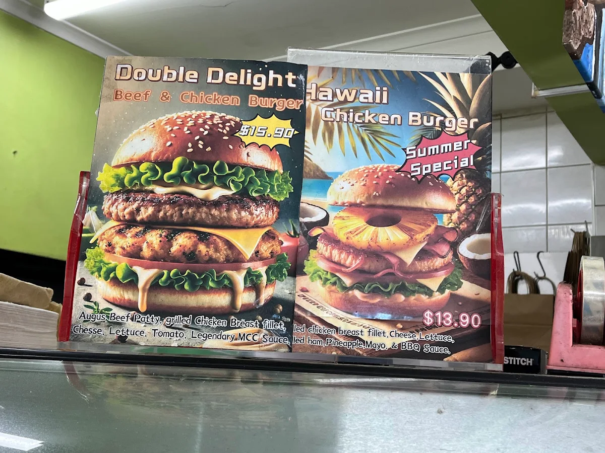 Menu, Mortdale Charcoal Chickens