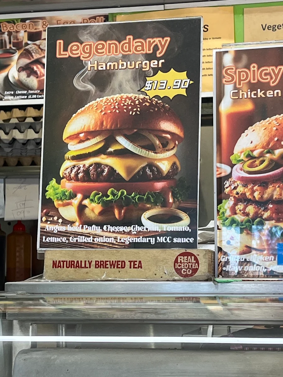 Menu, Mortdale Charcoal Chickens