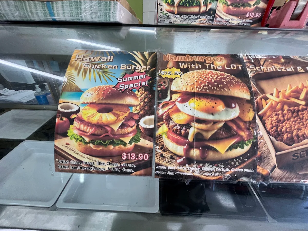 Menu, Mortdale Charcoal Chickens