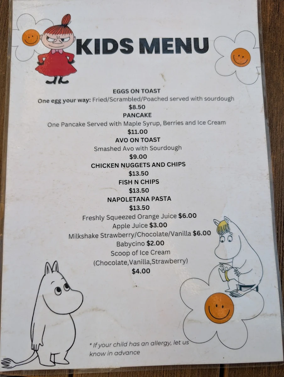 Menu, The Sisu Coffee House & Bar
