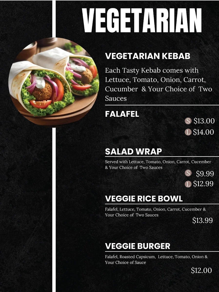 Menu, Kebapp
