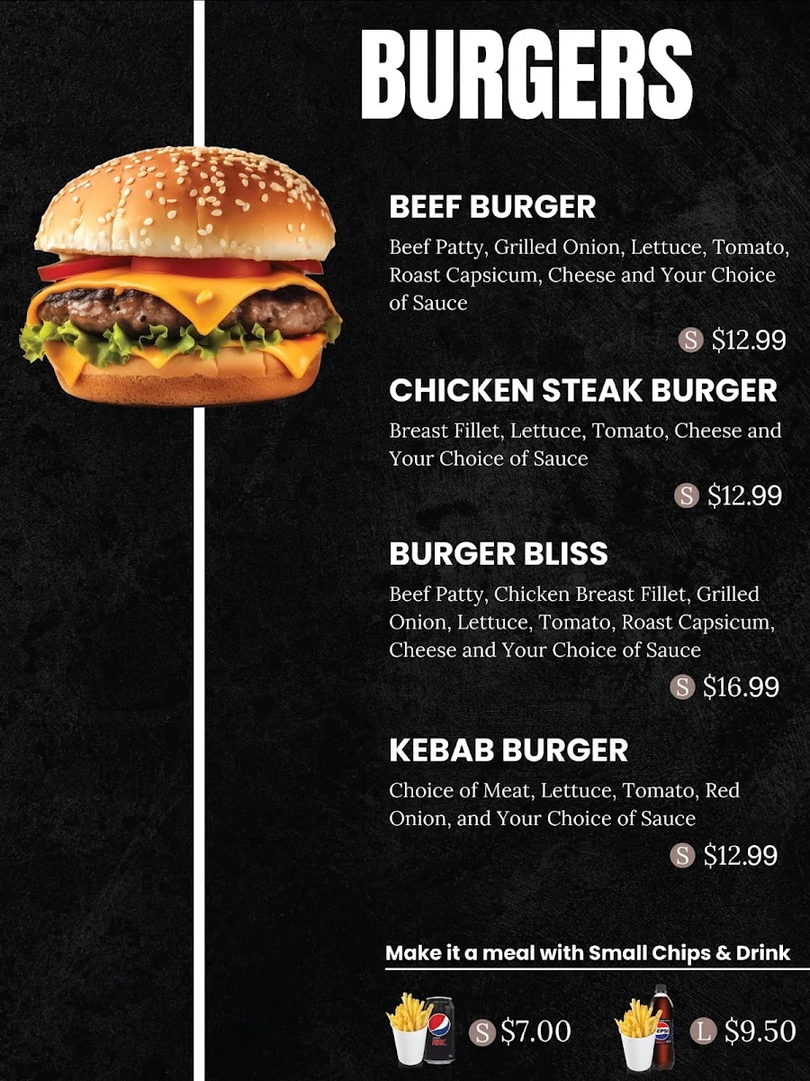 Menu, Kebapp