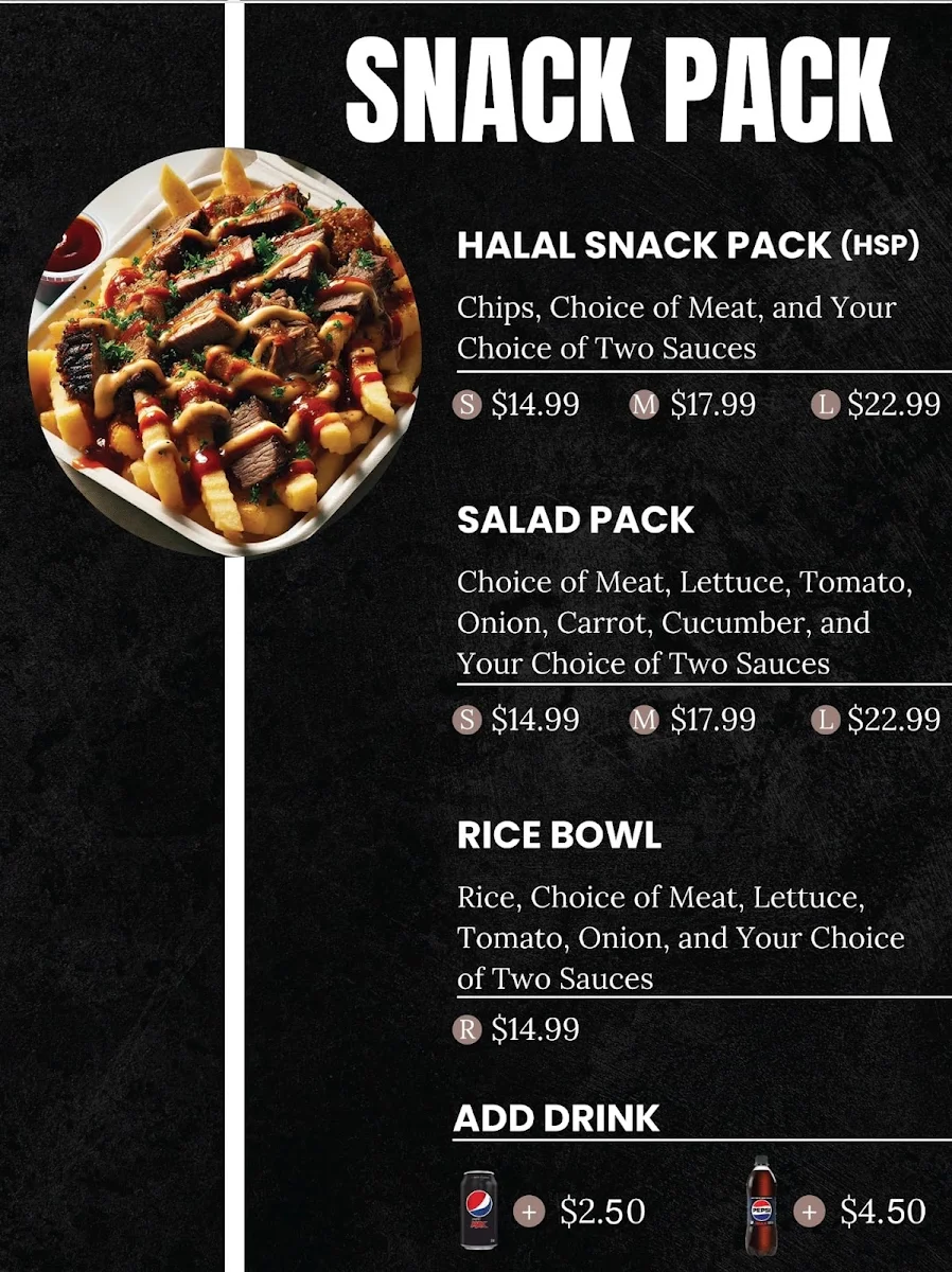 Menu, Kebapp