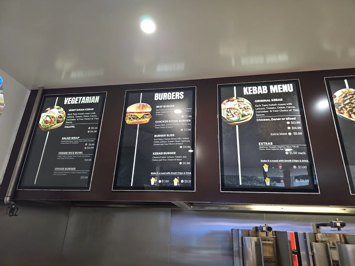 Menu, Kebapp