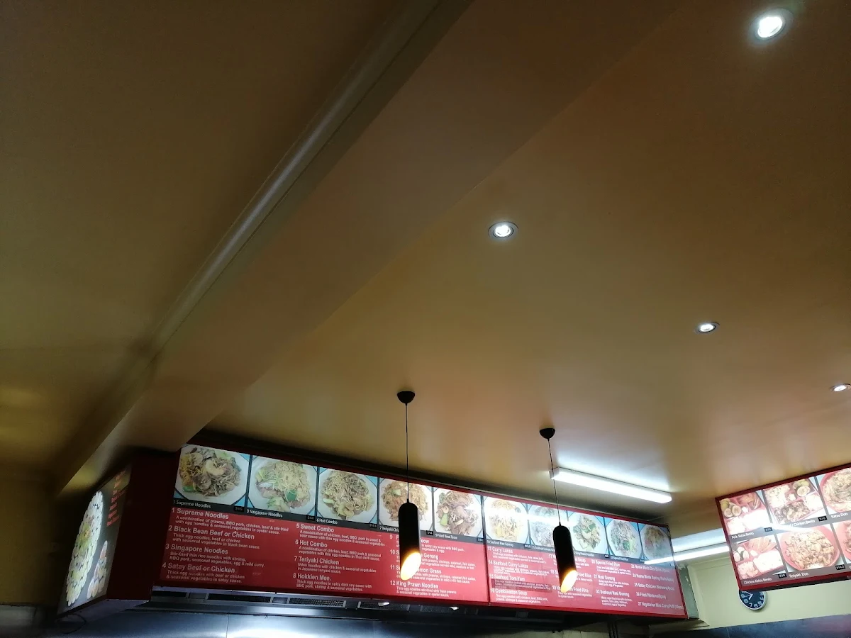 Menu, Pinewood Noodle & Sushi Bar