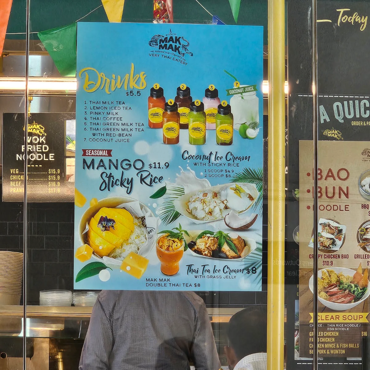 Menu, Mak Mak