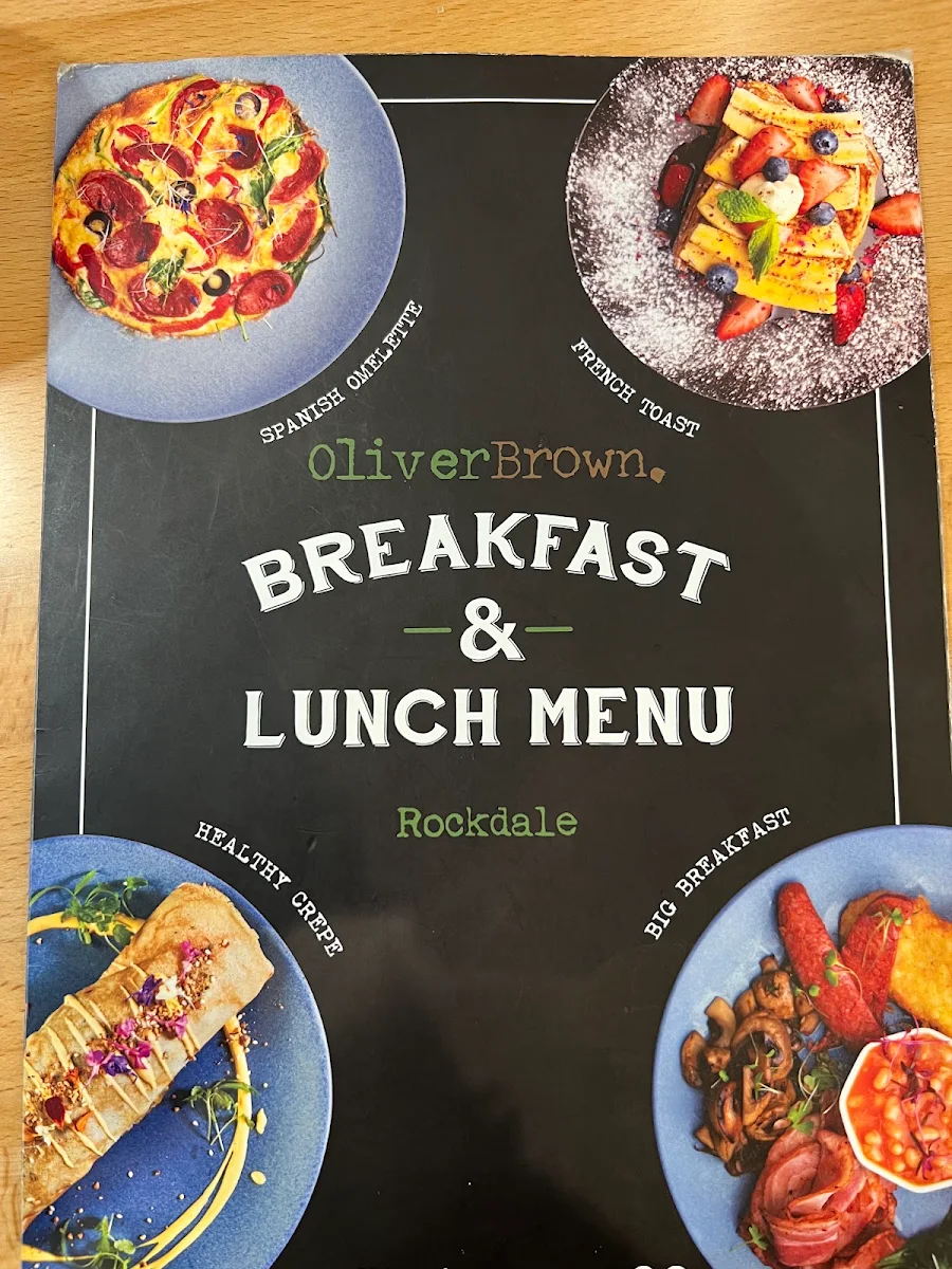 Menu, Oliver Brown