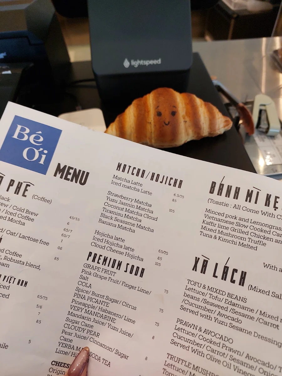 Menu, Bé Ơi