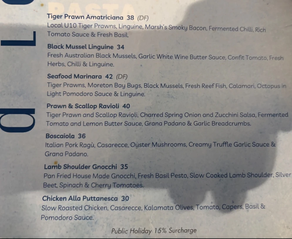 Menu, Piato Mediterranean Restaurant