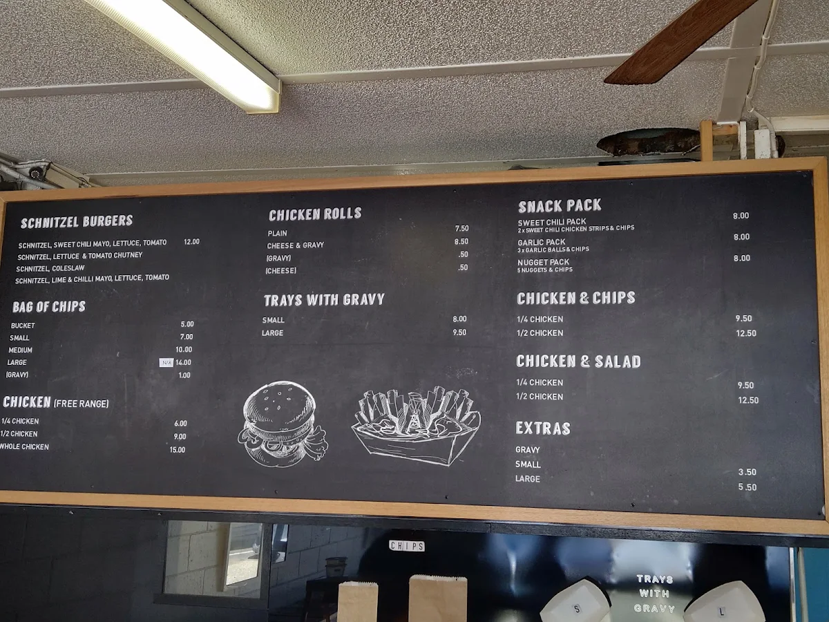 Menu, Jums BBQ Chickens