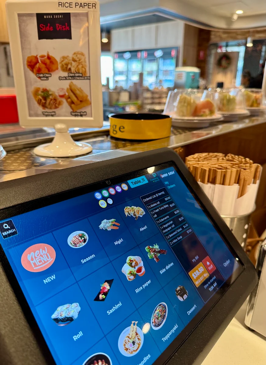 Menu, Wara Sushi