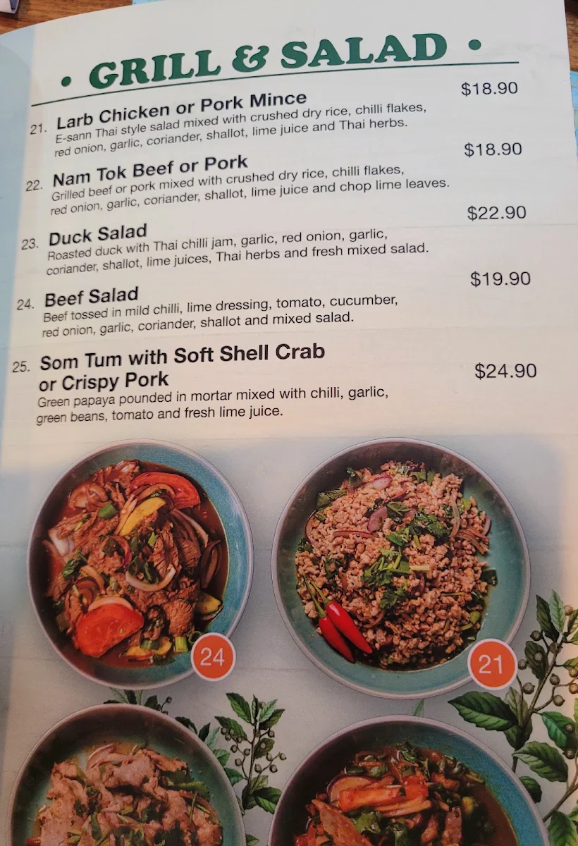 Menu, FAT BOY THAİ