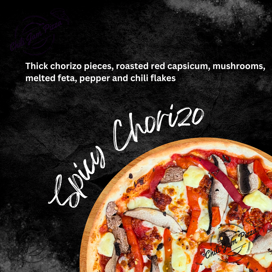 Menu, Chili Jam Pizza