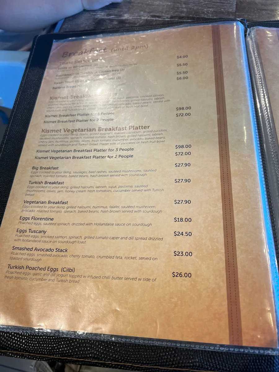 Menu, Kismet and Co