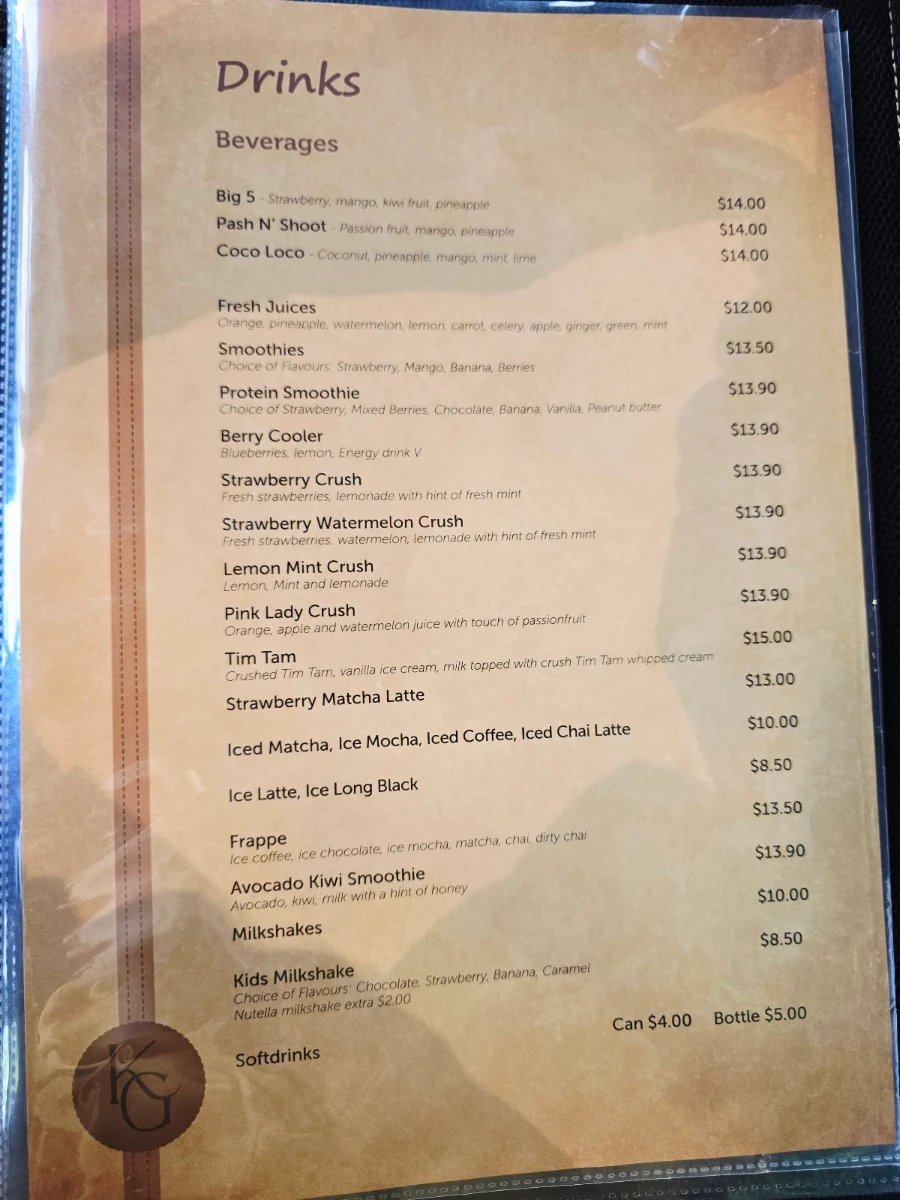 Menu, Kismet and Co