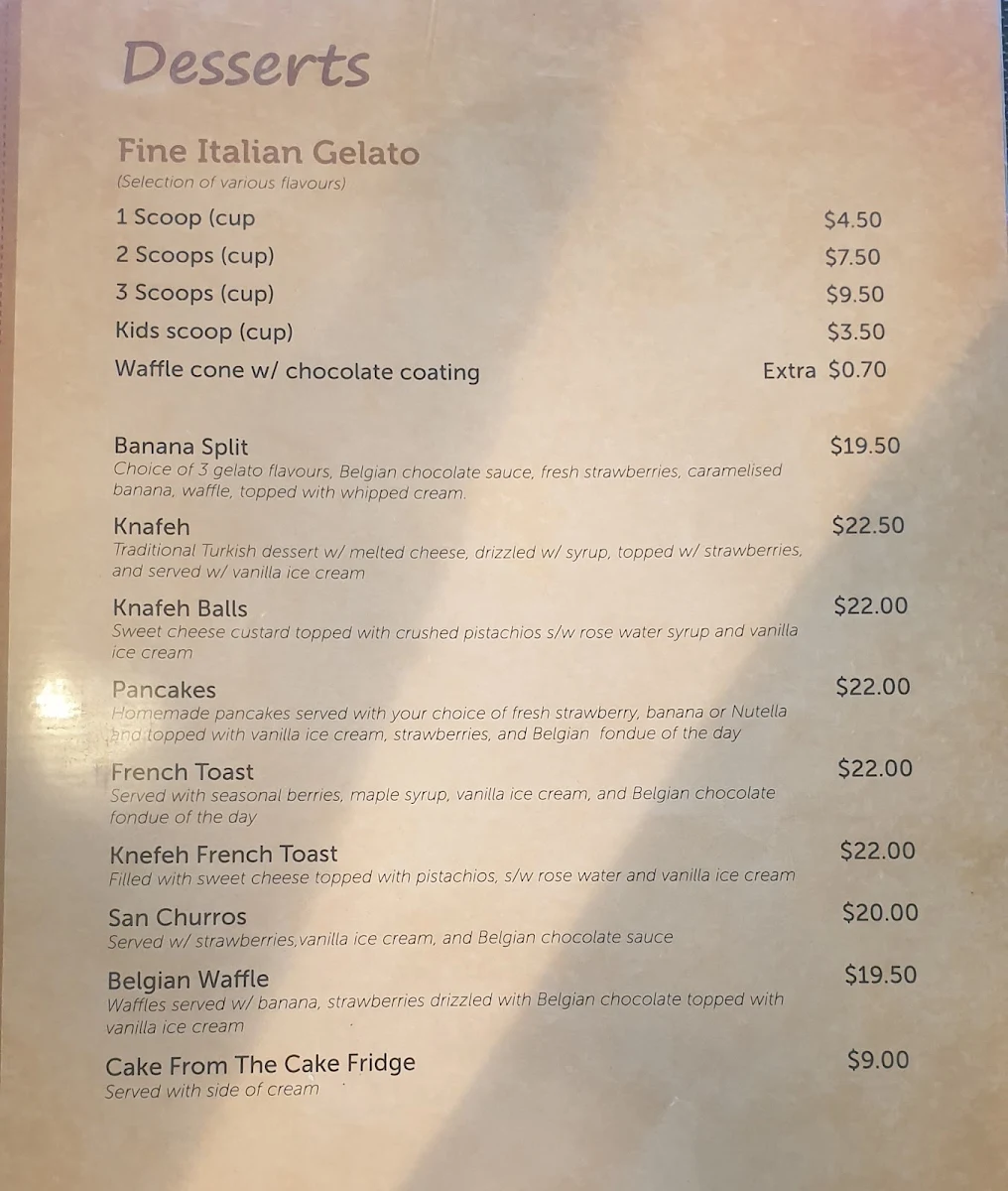 Menu, Kismet and Co