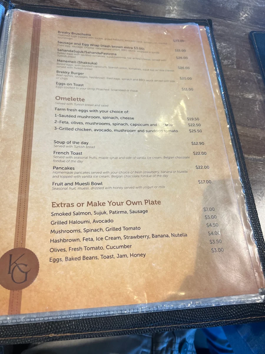 Menu, Kismet and Co