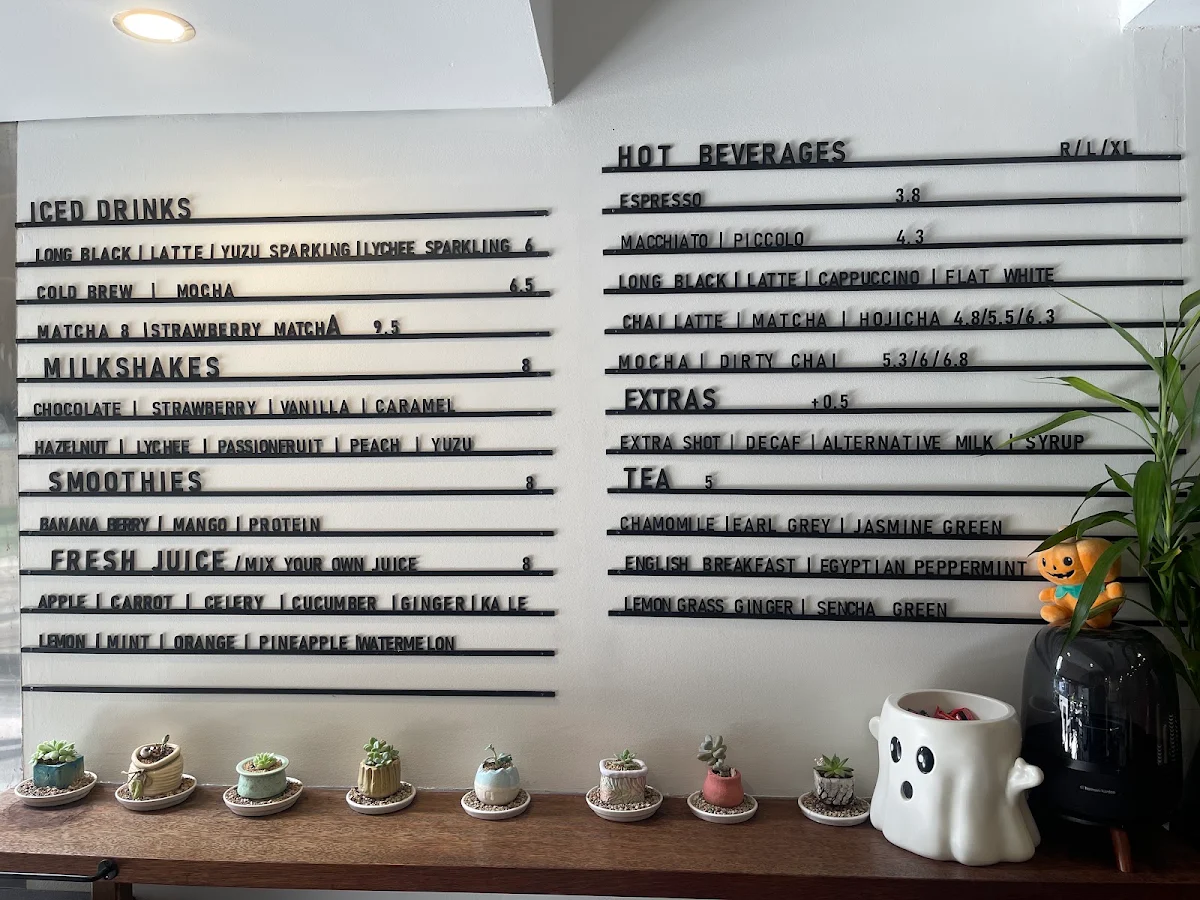 Menu, Wharf Cafe @Pyrmont