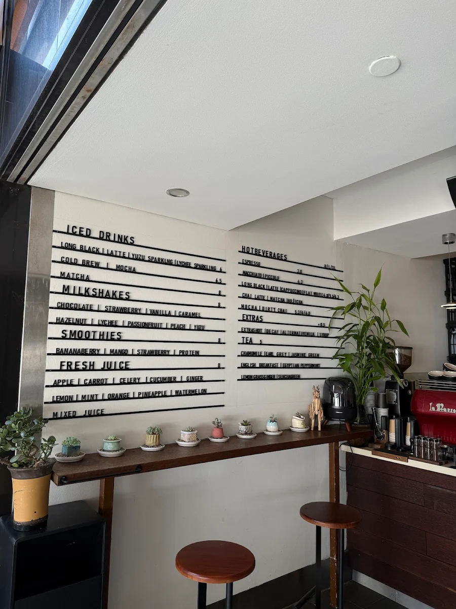 Menu, Wharf Cafe @Pyrmont