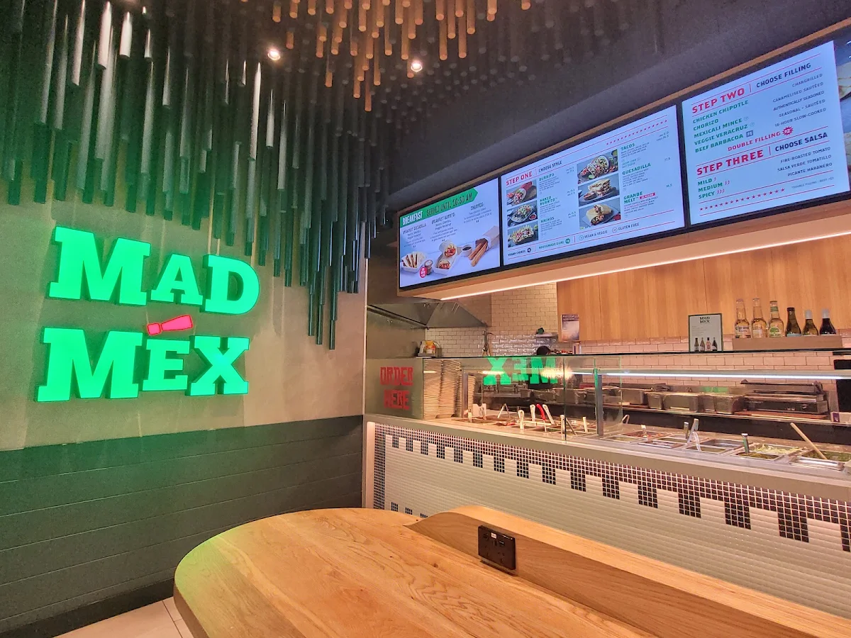 Menu, Mad Mex Sydney Airport Domestic T2