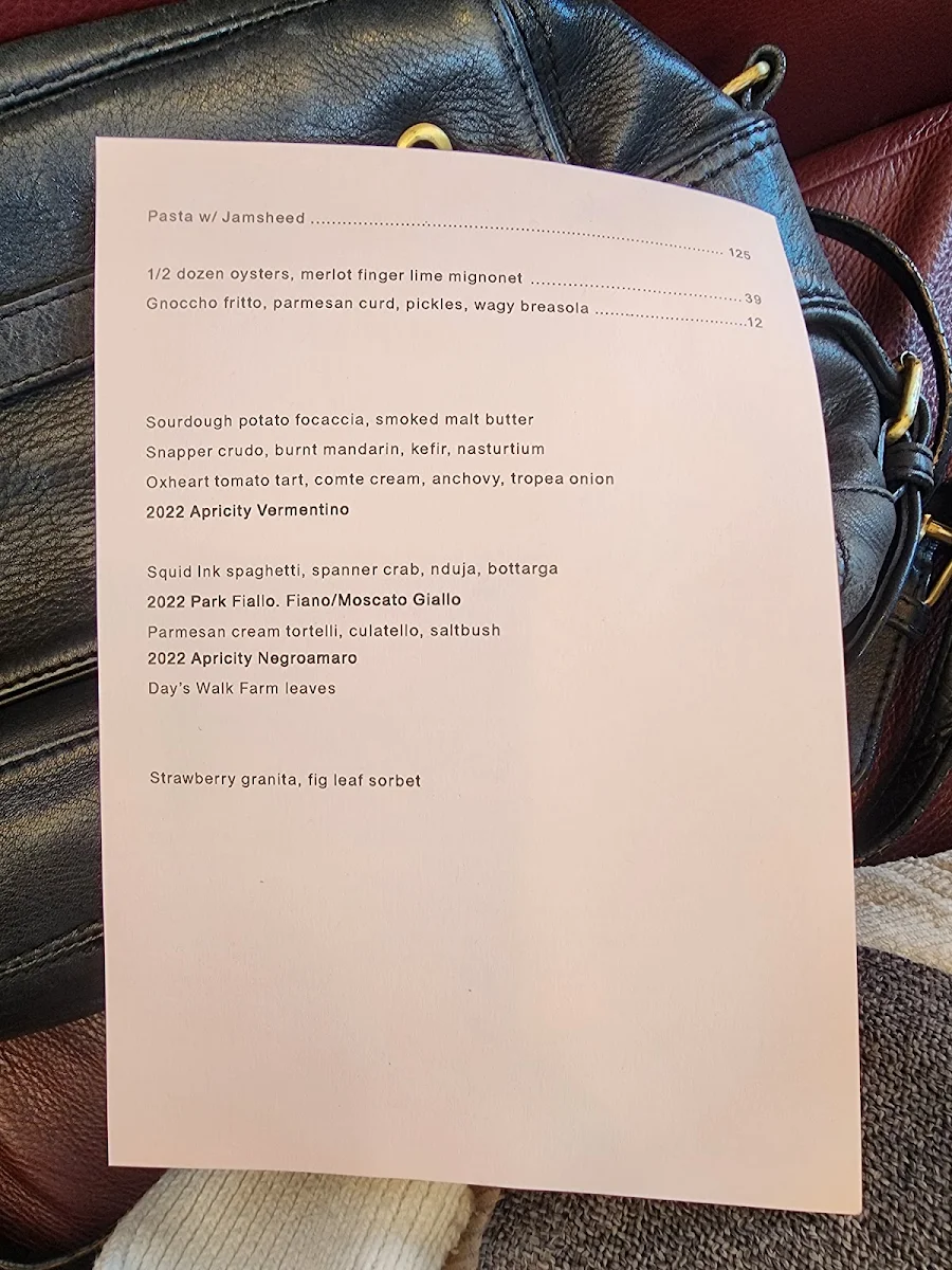 Menu, Lagotto