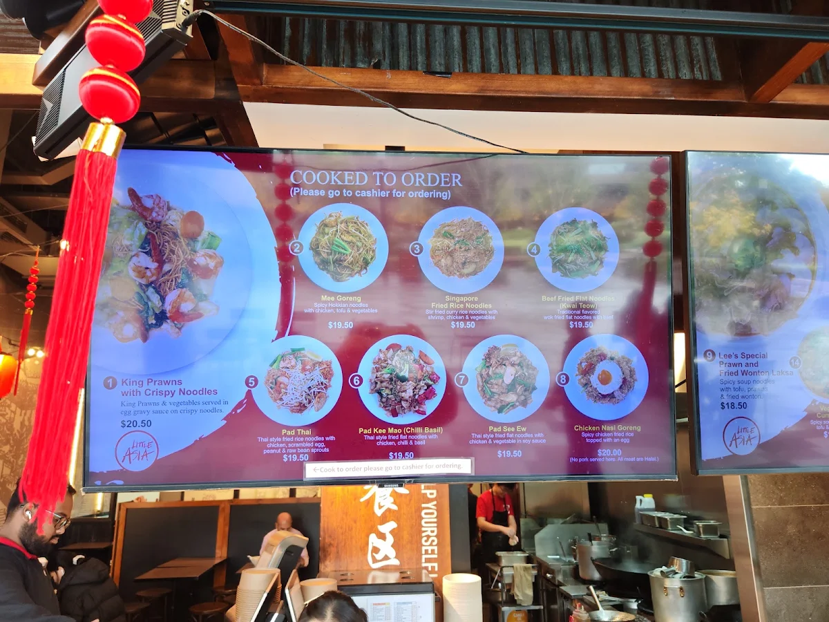 Menu, Little Asia 1CC Building MAQU