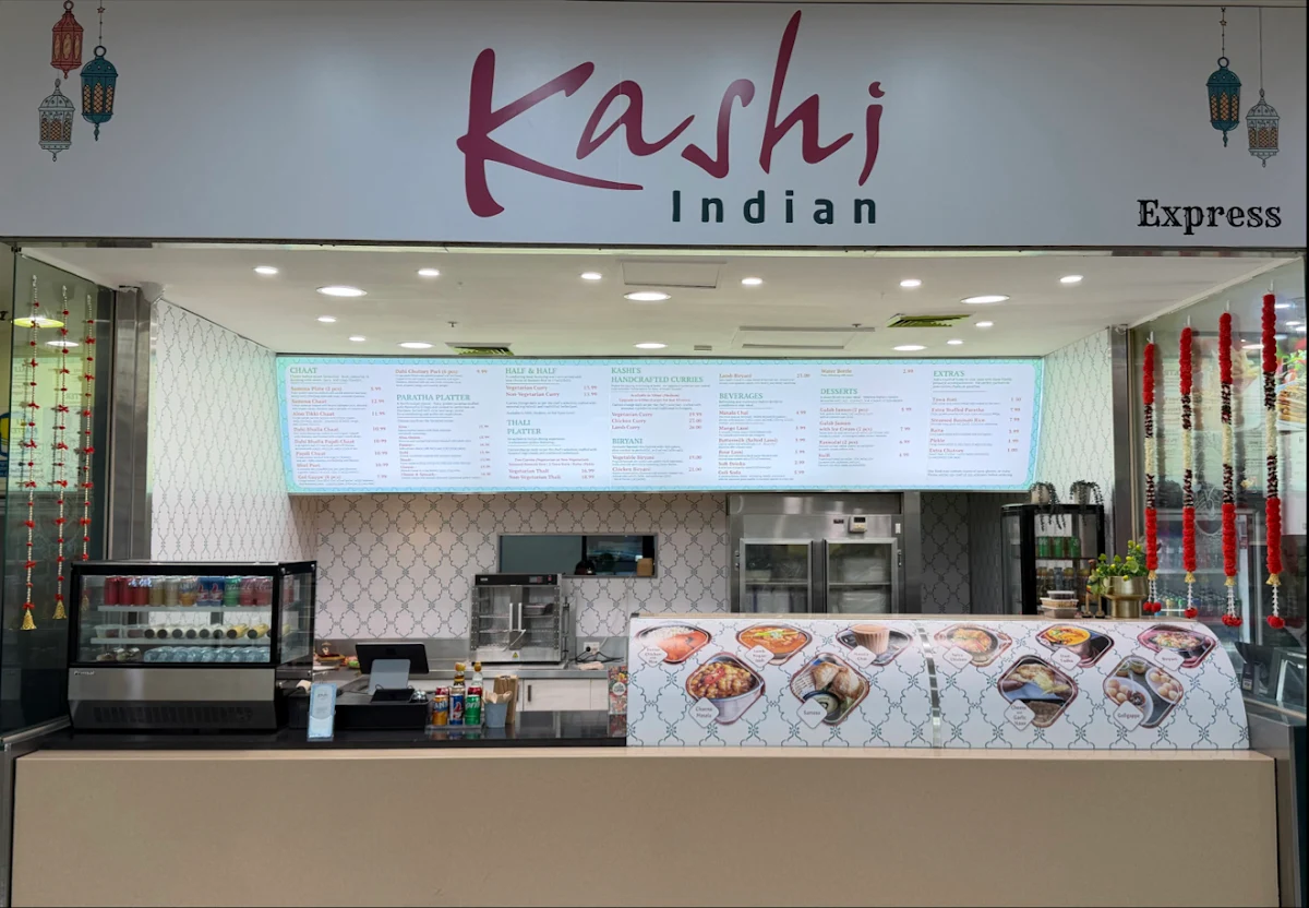 Menu, Kashi Indian Express