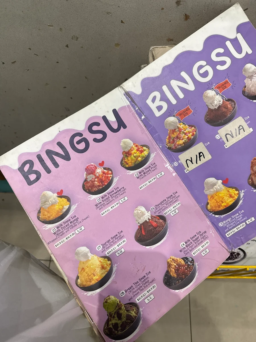 Menu, Dessert Culture