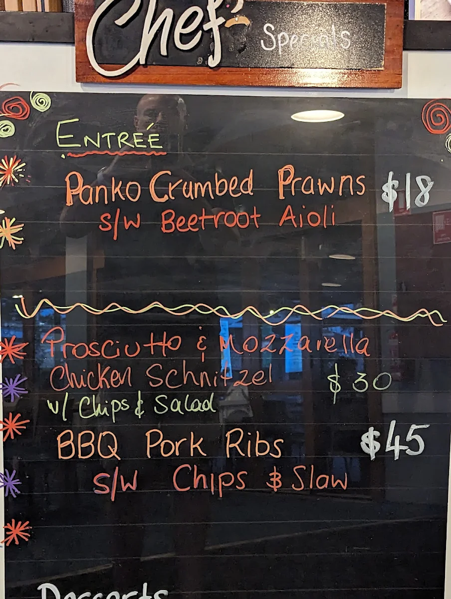 Menu, Ocean Beach Hotel
