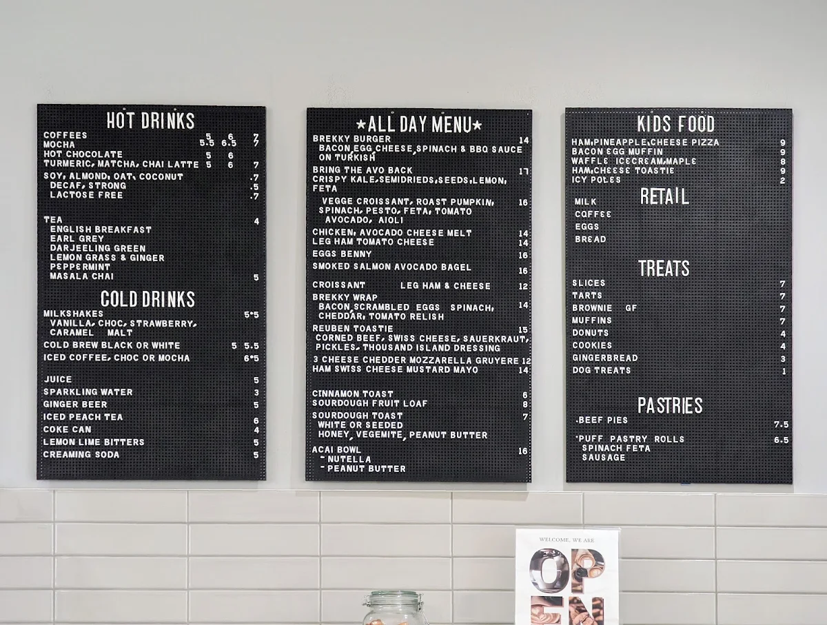 Menu, The Kitchen at Waterford