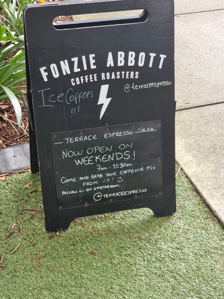 Menu, Terrace Espresso Cafe