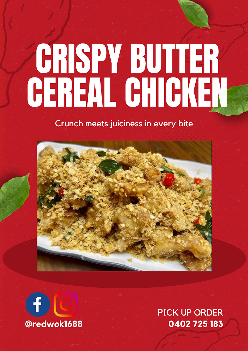 Menu, RedWok Malaysian Cuisine (100% HALAL)