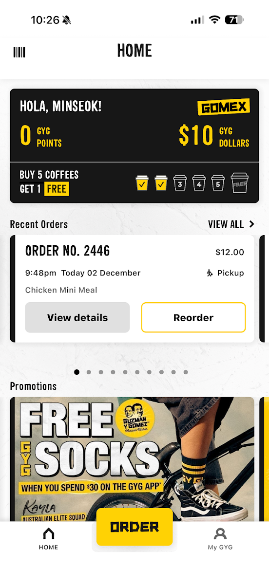 Menu, Guzman y Gomez - Stafford