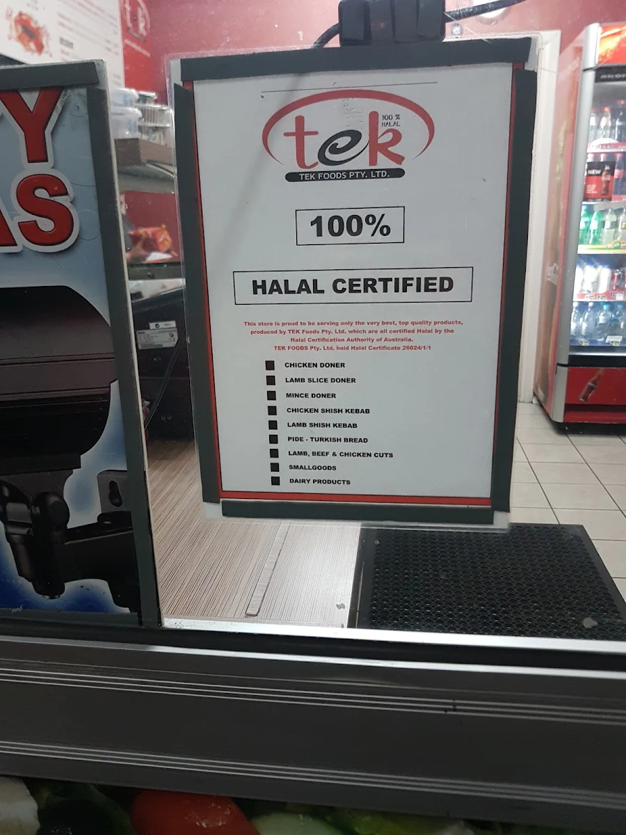 Menu, Quick Stop Kebabs