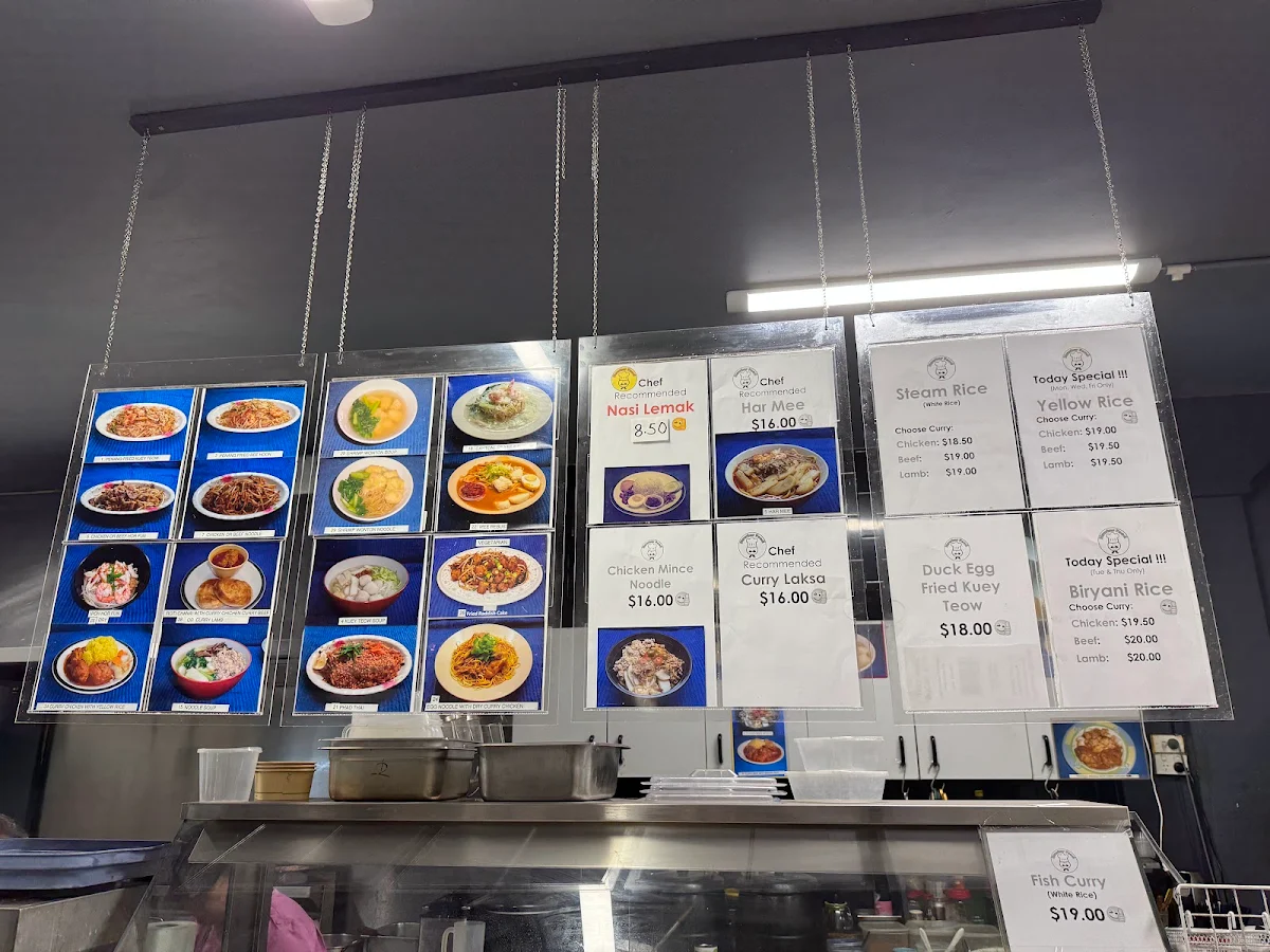 Menu, Hawker Food