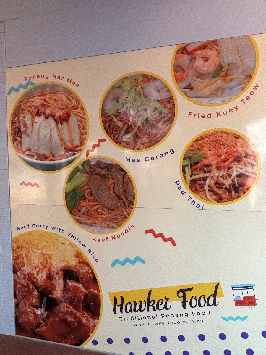 Menu, Hawker Food