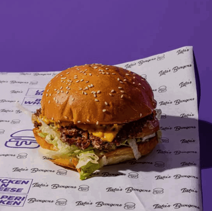 Menu, Lala's Burgers Punchbowl