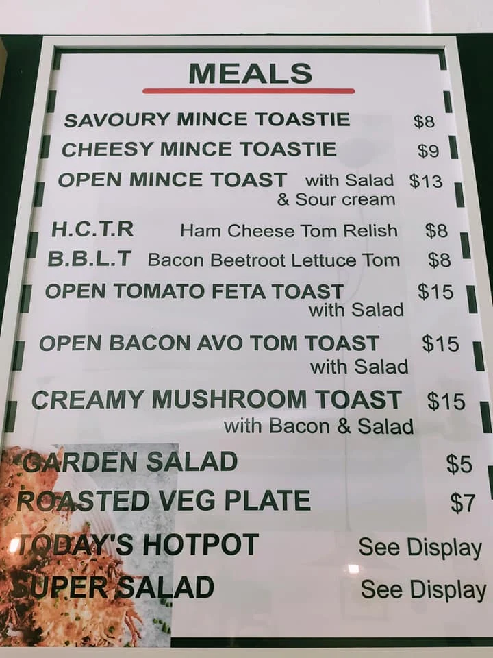 Menu, Rockalicious